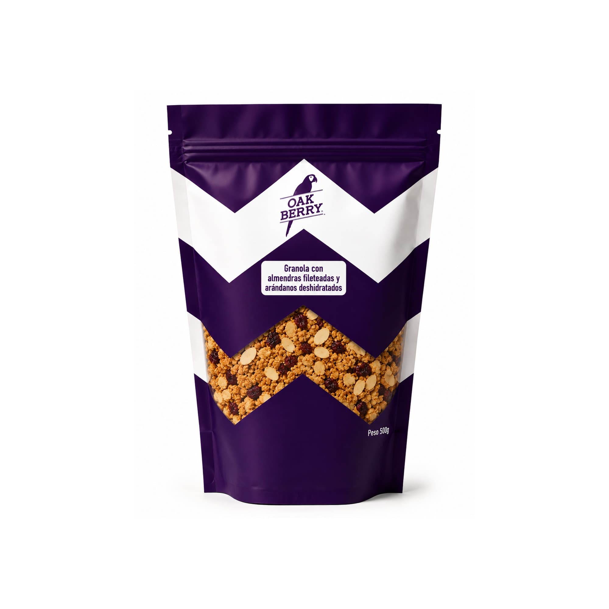 Granola de arándanos y almendras 600g
